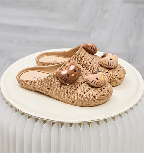 Dép Sục Nữ MWC 8677 - Dép Sục Mèo Bông Giả Đan Thoáng Khí, Dễ Thương, Êm Nhẹ, Thoáng Chân.