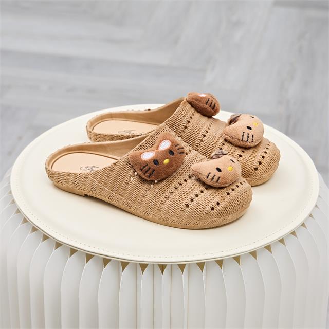 Dép Sục Nữ MWC 8677 - Dép Sục Mèo Bông Đan Thoáng Khí, Dễ Thương, Êm Nhẹ, Thoáng Chân.