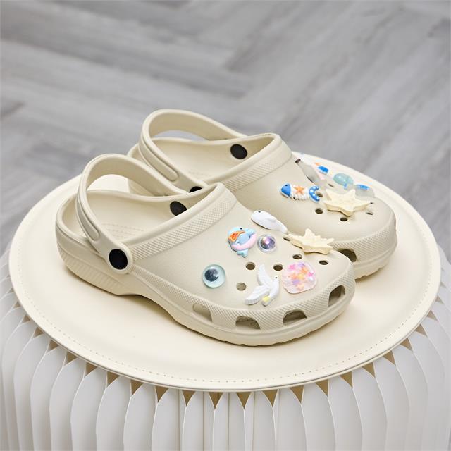 Dép Nữ MWC 8702 - Dép Sandal Eva Nữ Gắn Sticker Đại Dương Xanh Năng Động, Trẻ Trung, Thời Trang.