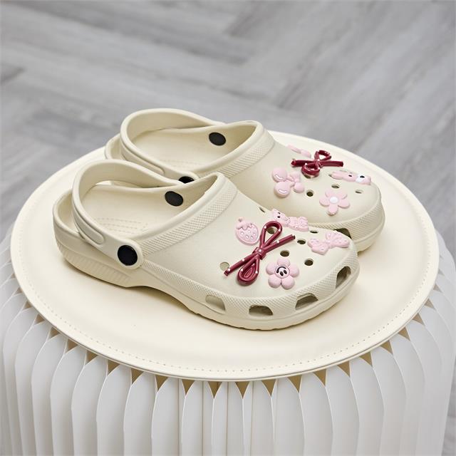 Dép Nữ MWC 8701 - Dép Sandal Eva Nữ Gắn Sticker Gấu Hoa Nơ Siêu Xinh, Trẻ Trung, Hotrend.