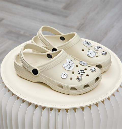 Dép Nữ MWC 8697 - Dép Sandal Eva Nữ Gắn Sticker Ngôi sao, Nút Bạc Cá Tính, Năng Động, Trẻ Trung, thời trang.