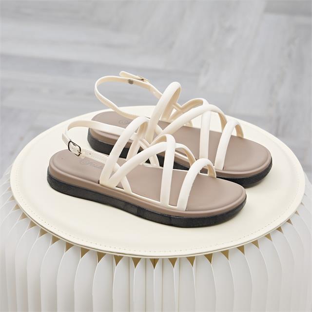 Giày Sandal Nữ MWC E209 - Sandal Nữ Quai Mảnh Chéo Êm Nhẹ, Thanh Lịch, Phong Cách Thời Trang Hàn.