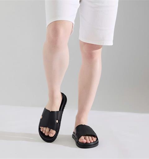 Dép Nam MWC 9239 - Dép Nam Quai Ngang Unisex, Da Mềm, Êm Chân, Dễ Phối Đồ.