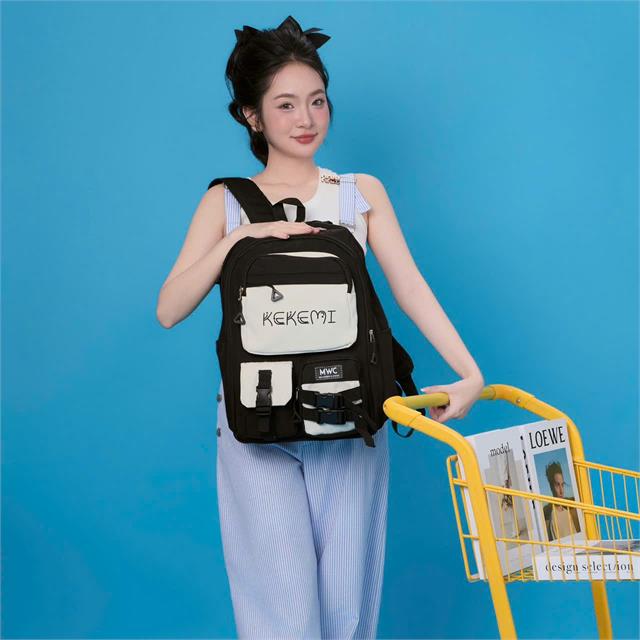 BALO MWC 1209 - Balo Unisex Thời Trang Chống Sốc, Chống Nước, Nhiều Ngăn Siêu Tiện Lợi Dùng Đựng Laptop, Mang Đi Học, Đi Chơi.