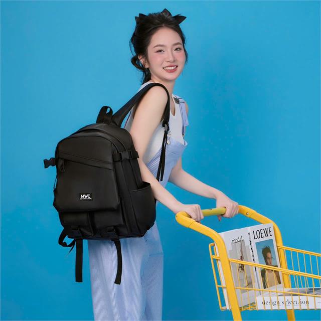 BALO MWC 1204 - Balo Unisex Thời Trang Chống Sốc, Chống Nước, Nhiều Ngăn Siêu Tiện Lợi Dùng Đựng Laptop, Mang Đi Học, Đi Chơi.