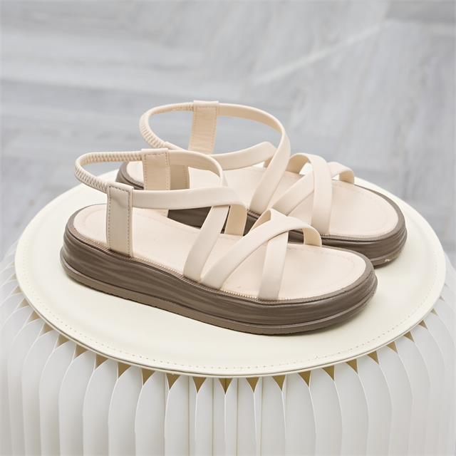 Giày Sandal Nữ MWC E218 - Sandal Nữ Quai Mảnh Chéo Êm Nhẹ, Thanh Lịch, Năng Động, Trẻ Trung.