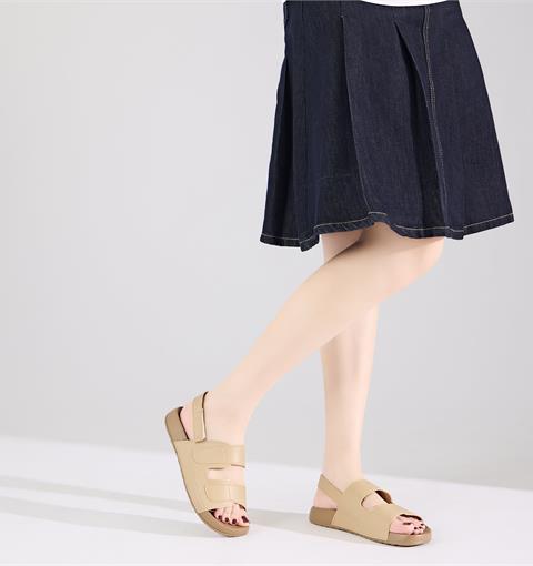 Giày Sandal Nữ MWC E210 - Sandal Nữ Quai Dán Êm Chân, Thoải Mái, Thanh Lịch, Thời Trang.