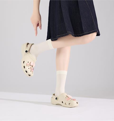 Dép Nữ MWC 8681 - Dép Sandal Eva Nữ Gắn Sticker Nơ Ngôi Sao Lấp Lánh, Xinh, Xịn, Mịn, Đa Phong Cách.