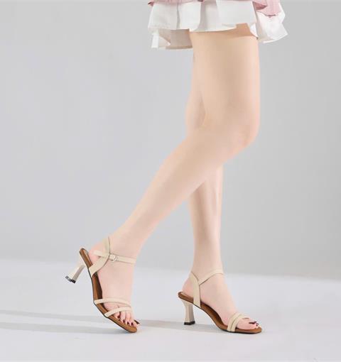 Giày Cao Gót MWC G335 - Sandal Cao Gót 8P, Mũi Vuông, Quai Mảnh Thanh Lịch, Duyên Dáng, Thời Trang.