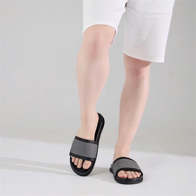 Dép Nam MWC 9261 - Dép Nam Quai Ngang Dệt Vân Cao Cấp, Êm Ái, Gọn Gàng, Phong Cách Tối Giản Hiện Đại.