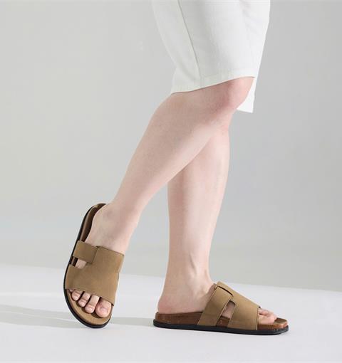 Dép Nam MWC 9260 - Dép Nam Quai Da Ngang Bản To Nam Tính, Bền Đẹp, Thời Trang.