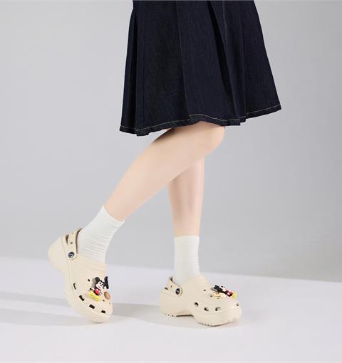 Dép Nữ MWC 8685 - Dép Sandal Đế Đúc Nữ Hai Quai Ngang Gắn Charm Chuột Mickey Siêu Hack Dáng, Bền Đẹp.