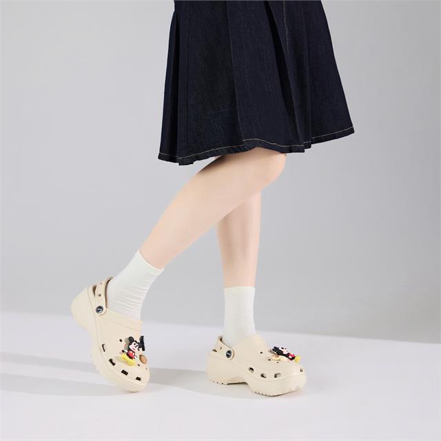 Dép Nữ MWC 8685 - Dép Sandal Đế Đúc Nữ Hai Quai Ngang Gắn Charm Chuột Mickey Siêu Hack Dáng, Bền Đẹp.