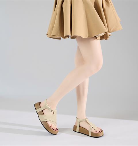 Giày Sandal Nữ MWC E208 - Sandal Nữ Quai Ngang Chéo Phối Xỏ Ngón Thanh Lịch, Cá Tính, Thời Trang.