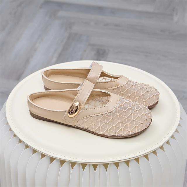 Dép Nữ MWC 8728 - Dép Sục Nữ Lưới Thêu Thanh Lịch, Quai Ngang Xinh Xắn, Êm Chân, Dễ Phối Đồ.