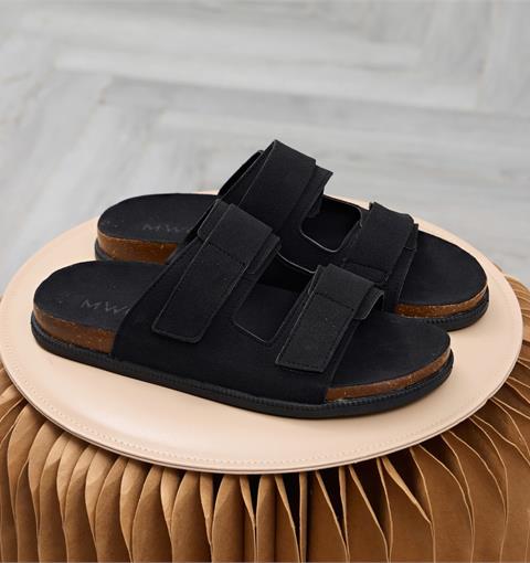  Dép Nam MWC 9277 - Dép Nam Hai Quai Ngang Dán Cài Thanh Lịch, Nam Tính, Thời Trang.