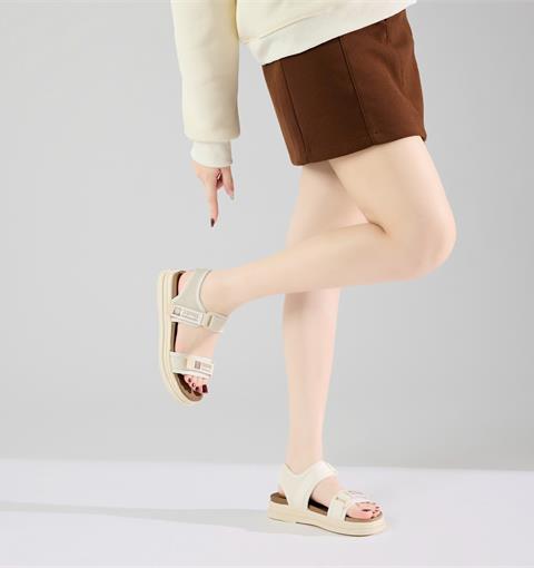 Giày Sandal Nữ MWC E150 - Giày Sandal Nữ 2 Quai Ngang Dán Lót Cài Siêu Bền Đẹp, Sandal Nữ Đế Bánh Mì Hack Dáng Hotrend Thời Trang.