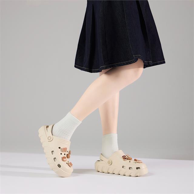 Dép Nữ MWC 8712 - Dép Sandal Eva Nữ Gắn Sticker Bánh Gấu Xinh Xắn, Năng Động, Trẻ Trung.