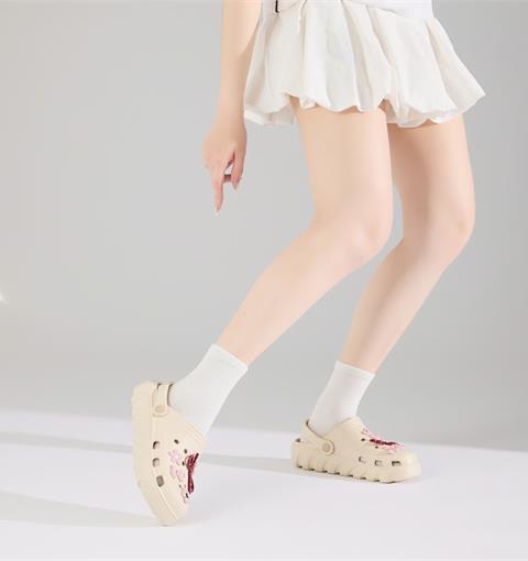 Dép Nữ MWC 8741 - Dép Sandal Nữ Gắn Charm Gấu Hoa Nơ Dễ Thương, Êm Nhẹ, Bền Đẹp.