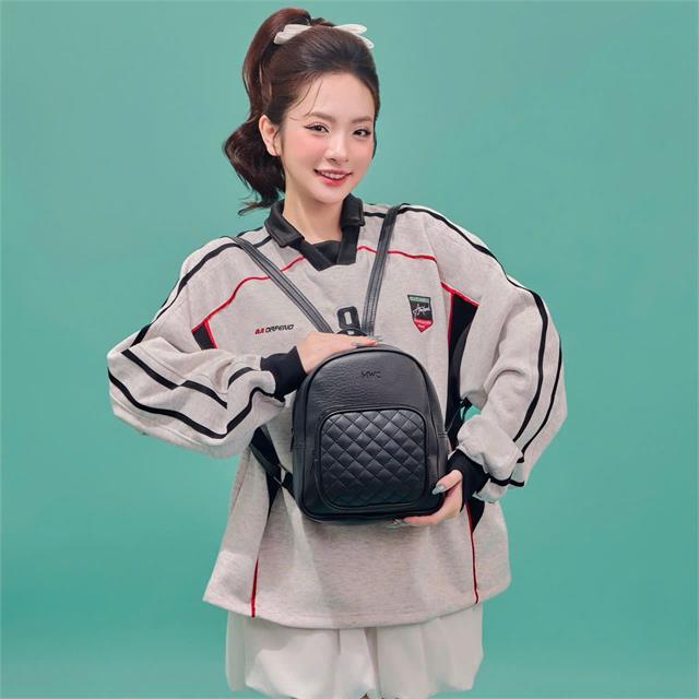 BALO MWC 1294 - Balo Da Mini Girl Phố Đi Học, Đi Làm, Đi Chơi Thanh Lịch, Hiện Đại.