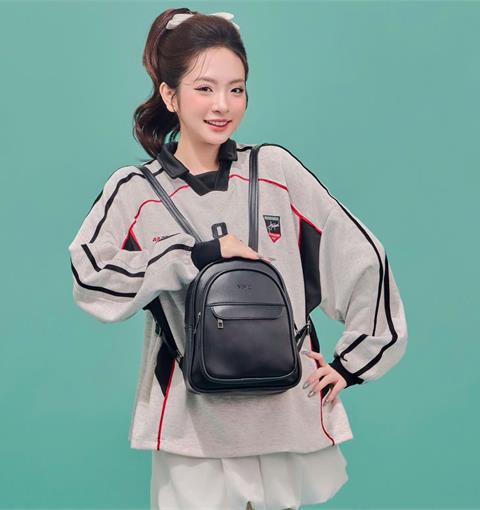 BALO MWC 1320 - Balo Mini Da Mềm Mịn, Êm Gọn, Phong Cách Hàn Quốc Đi Học, Đi Chơi, Đi Làm Siêu Bền Đẹp.