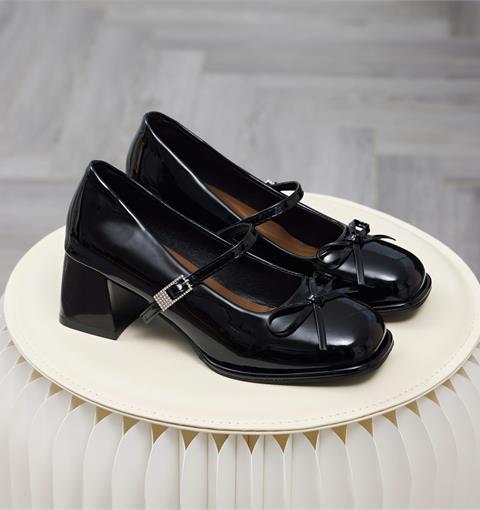 Giày Cao Gót MWC G381 - Giày Cao Gót 6cm Phối Quai Mảnh Đính Khóa Đá Kim Loại Sang Chảnh, Thời Trang.