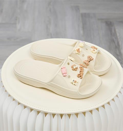 Dép Nữ MWC 8778 - Dép Eva Nữ Gắn Charm Kẹo Gấu, Hoa Nơ Siêu Xinh, Êm Nhẹ, Thời Trang.