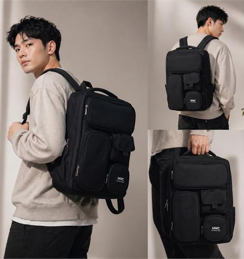 BALO MWC 1173 - Balo Unisex Thời Trang Chống Sốc, Chống Nước, Nhiều Ngăn Siêu Tiện Lợi Dùng Đựng Laptop, Mang Đi Học, Đi Chơi