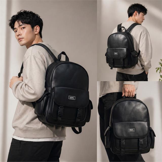 BALO MWC 1287 - Balo Da Unisex Thanh Lịch Đi Học, Đi Làm, Đi Du Lịch Siêu Tiện Dụng, Nâng Tầm Phong Cách.
