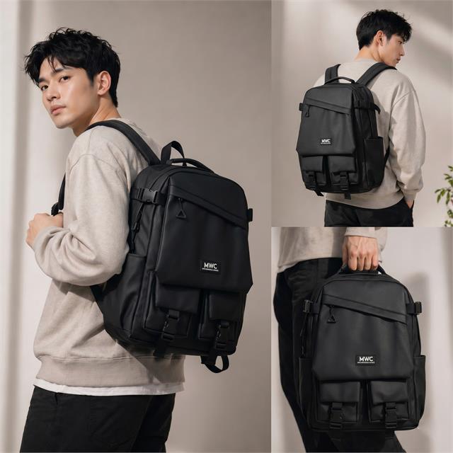 BALO MWC 1204 - Balo Unisex Thời Trang Chống Sốc, Chống Nước, Nhiều Ngăn Siêu Tiện Lợi Dùng Đựng Laptop, Mang Đi Học, Đi Chơi.
