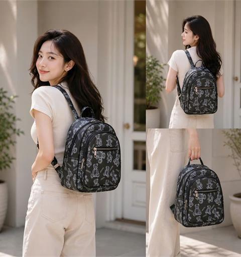 BALO MWC 1293 - Balo Mini Unisex Họa Tiết Gấu Trẻ Trung, Năng Động, Xu Hướng Mới Cho Phong Cách Trẻ Hiện Đại.