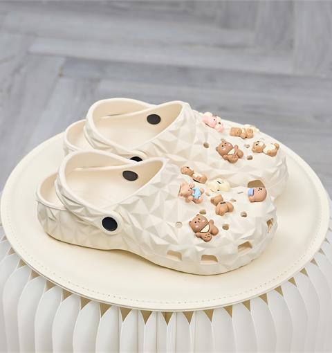 Dép Nữ MWC 8779 - Dép Sandal Eva Nữ Gắn Charm Thỏ Gấu Xinh Xắn, Êm Nhẹ, Bền Đẹp, Thời Trang.