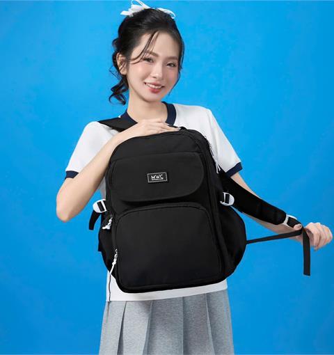 BALO MWC 1308 - Balo Thời Trang Hàn Quốc Siêu Nhẹ Tiện Lợi Đi Học, Đi Làm, Đi Du Lịch Gọn Gàng, Năng Động.