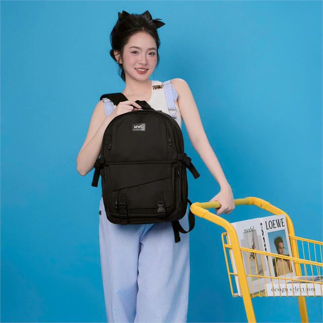 BALO MWC 1281 - Balo Vải Dù Cao Cấp Đi Học, Đi Làm, Đi Du Lịch, Dã Ngoại Siêu Bền Đẹp, Thời Trang.