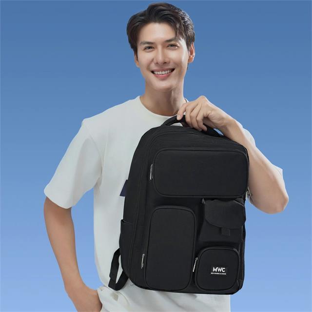 BALO MWC 1173 - Balo Unisex Thời Trang Chống Sốc, Chống Nước, Nhiều Ngăn Siêu Tiện Lợi Dùng Đựng Laptop, Mang Đi Học, Đi Chơi