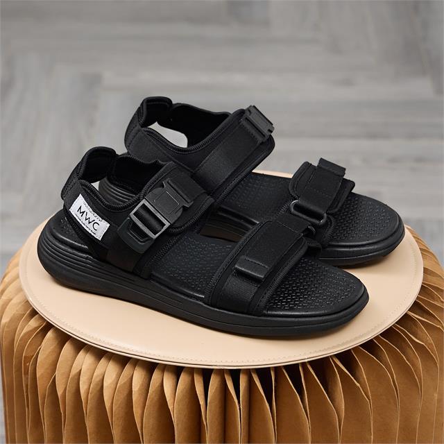 iày Sandal Nam MWC 7122 - Sandal Nam Quai Ngang Dán Cài Thanh Lịch Đi Học, Đi Làm, Bền Đẹp, Thời Trang.