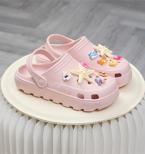 Dép Nữ MWC 8801 - Dép Sandal Eva Nữ Gắn Charm Sao Biển Đại Dương Sinh Động, Êm Nhẹ, Bền Đẹp. 