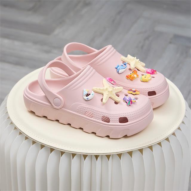 Dép Nữ MWC 8801 - Dép Sandal Eva Nữ Gắn Charm Sao Biển Đại Dương Sinh Động, Êm Nhẹ, Bền Đẹp. 