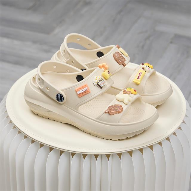 Dép Nữ MWC 8783 - Dép Sandal Nữ Charm Bánh, Kem, Bé Cún Nhẹ Nhàng, Dễ Phối Đồ, Đi Học, Đi Chơi Cực Xinh.