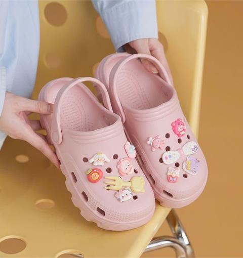 Dép Nữ MWC 8800 - Dép Sandal Eva Nữ Gắn Charm Mèo Nơ, Thỏ Hồng Xinh Xắn, Năng Động, Trẻ Trung.