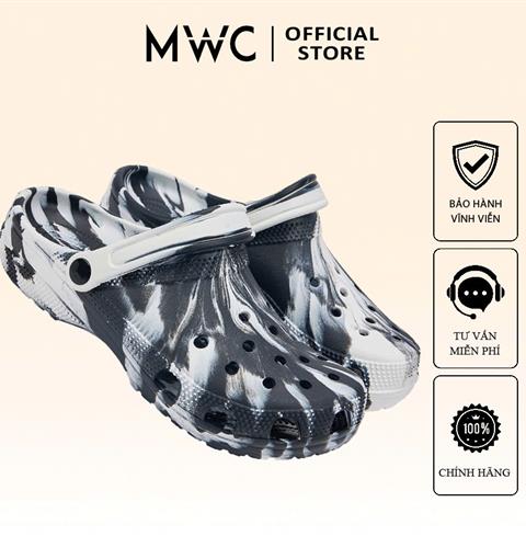 Dép NAM MWC 9296 - Dép Nam Nguyên Khối Hoạ Tiết Loang Marble Cực Nghệ, Êm Chân, Bền Đẹp, Cool Ngầu.