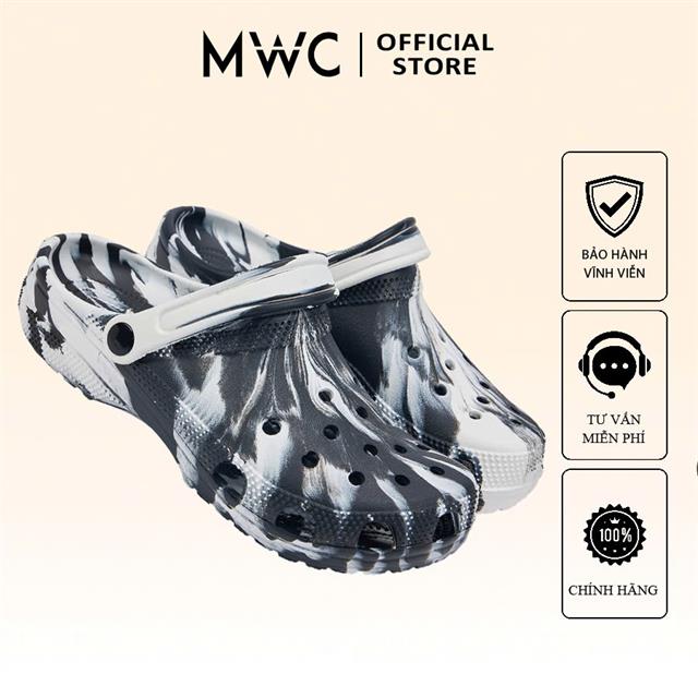 Dép NAM MWC 9296 - Dép Nam Nguyên Khối Hoạ Tiết Loang Marble Cực Nghệ, Êm Chân, Bền Đẹp, Cool Ngầu.