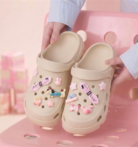 Dép Nữ MWC 8802 - Dép Sandal Eva Nữ Gắn Charm Nơ, Thú Cưng Năng Động Siêu Cưng, Êm Chân.
