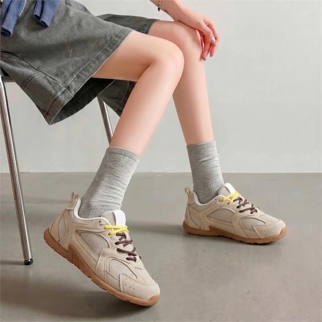 Giày Thể Thao Nữ MWC A308 - Giày Sneaker Nữ Da Phối Lưới Thoáng Khí, Đi Học, Đi Chơi, Chạy Bộ, Năng Động, Trẻ Trung.