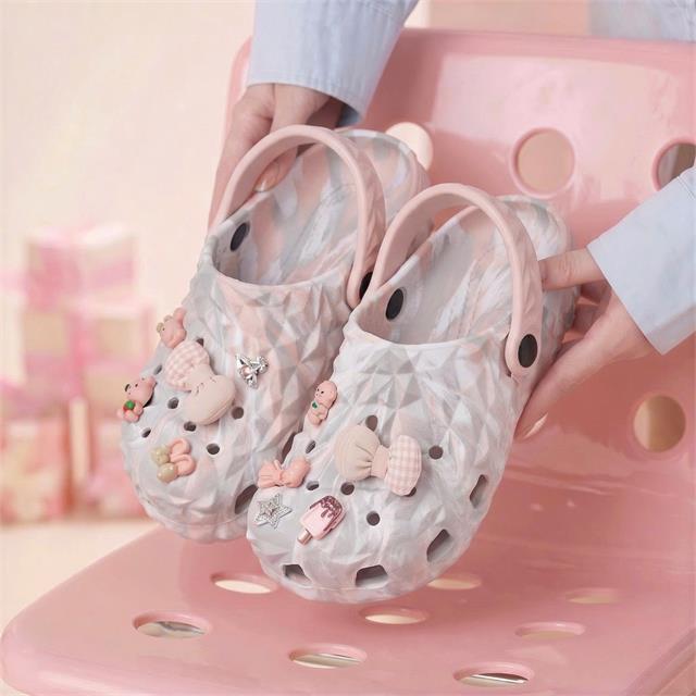 Dép Nữ MWC 8755 - Dép Sandal Nữ Gắn Charm Gấu, Nơ Bông Siêu Xinh, Êm Nhẹ, Bền Đẹp. 