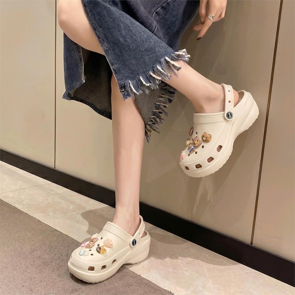 Dép Crocs De Cao 7cm