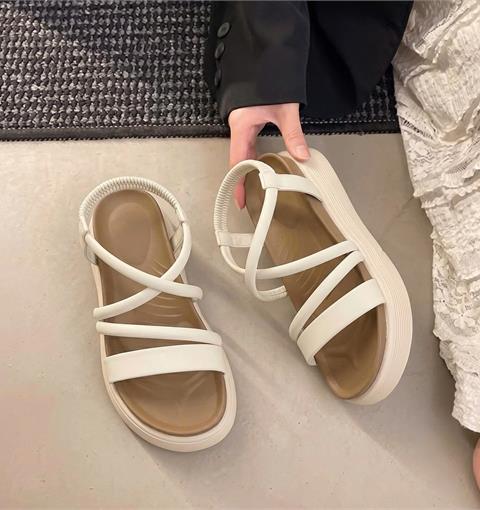 Giày Sandal Nữ MWC E224 - Sandal Nữ Quai Mảnh Chéo Êm Nhẹ, Thanh Lịch, Phong Cách Thời Trang Hàn.