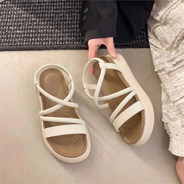 Giày Sandal Nữ MWC E224 - Sandal Nữ Quai Mảnh Chéo Êm Nhẹ, Thanh Lịch, Phong Cách Thời Trang Hàn.