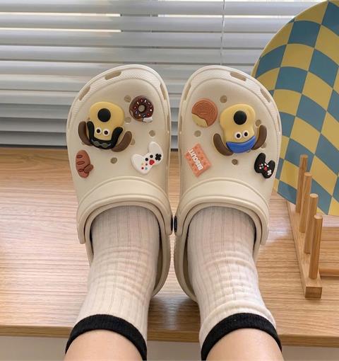 Dép Nữ MWC 8698 - Dép Sandal Nữ Gắn Charm Thú Cưng, Hoạt Hình Sinh Động, Cute, Êm Nhẹ, Bền Đẹp.
