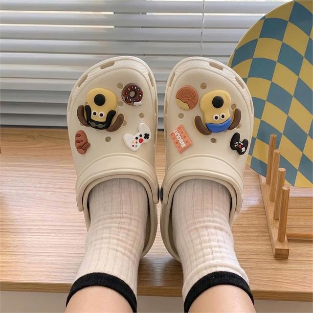 Dép Nữ MWC 8698 - Dép Sandal Nữ Gắn Charm Thú Cưng, Hoạt Hình Sinh Động, Cute, Êm Nhẹ, Bền Đẹp.